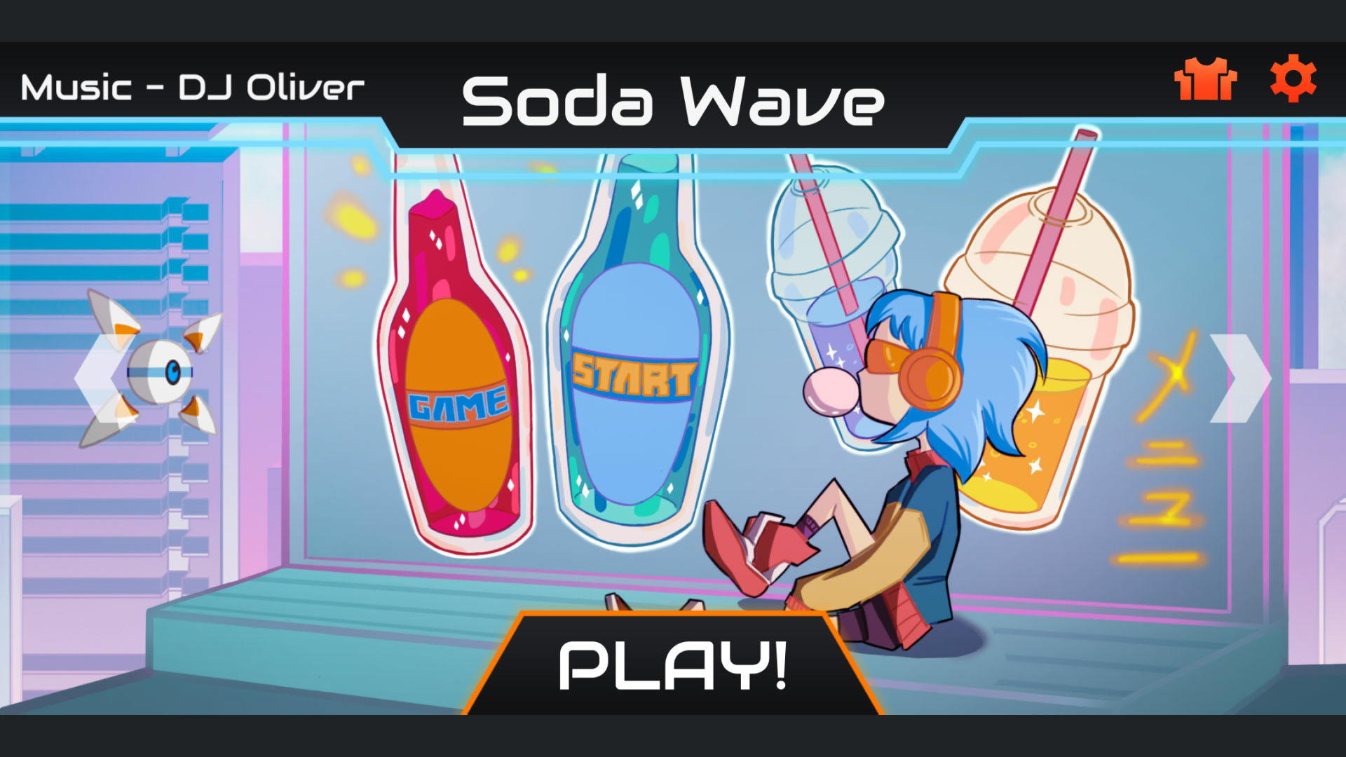 Maestoso Level Select - Soda Wave