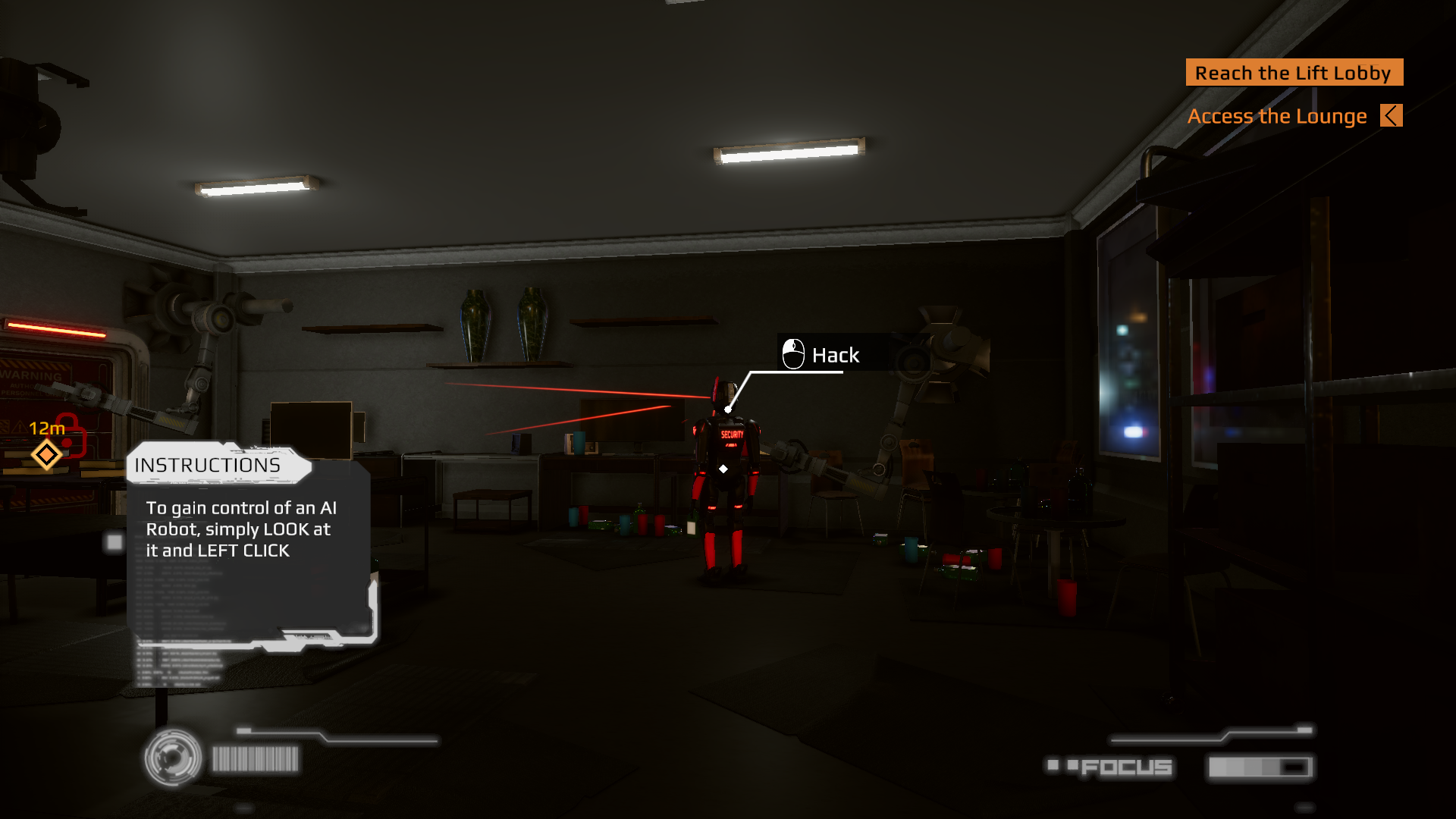 N30 Gameplay - Player hacking into Red AI