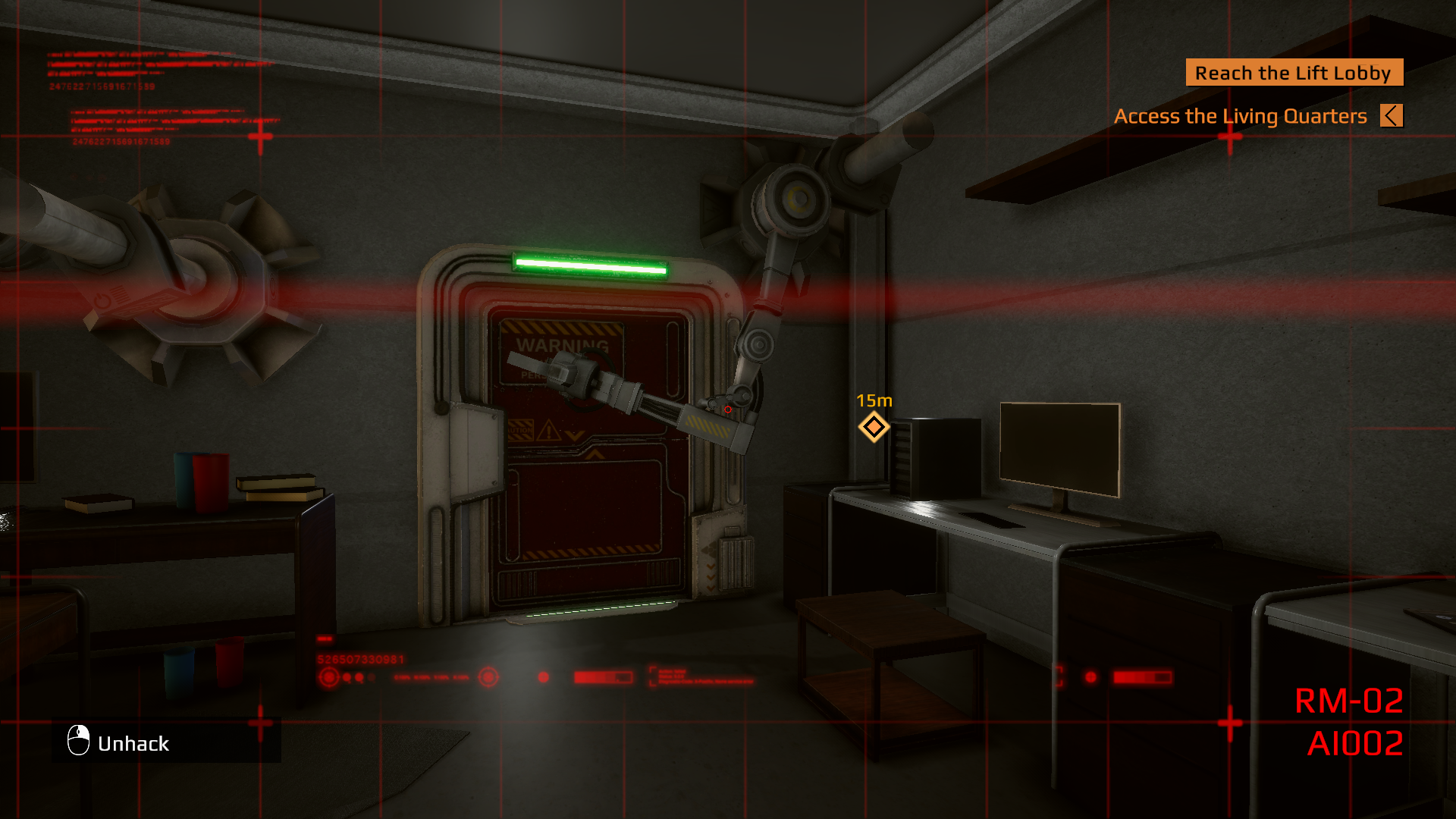 N30 Gameplay - Player controlling Red AI to unlock Red Door